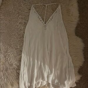 Astr white lined dress